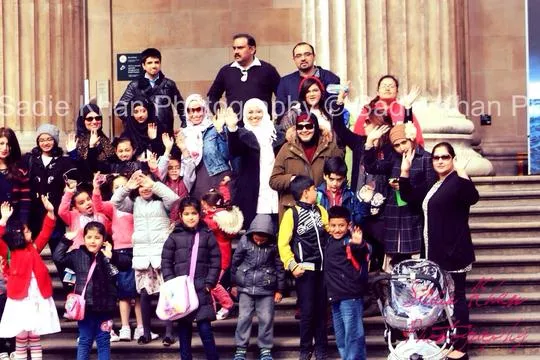 Families day out in British Museum 2014